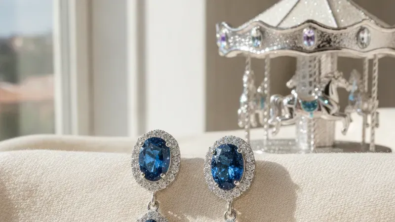 Boucle d'oreille saphir Manège à Bijoux : bien choisir