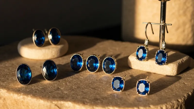 Boucles d'oreilles saphir : guide pour choisir le bon modèle